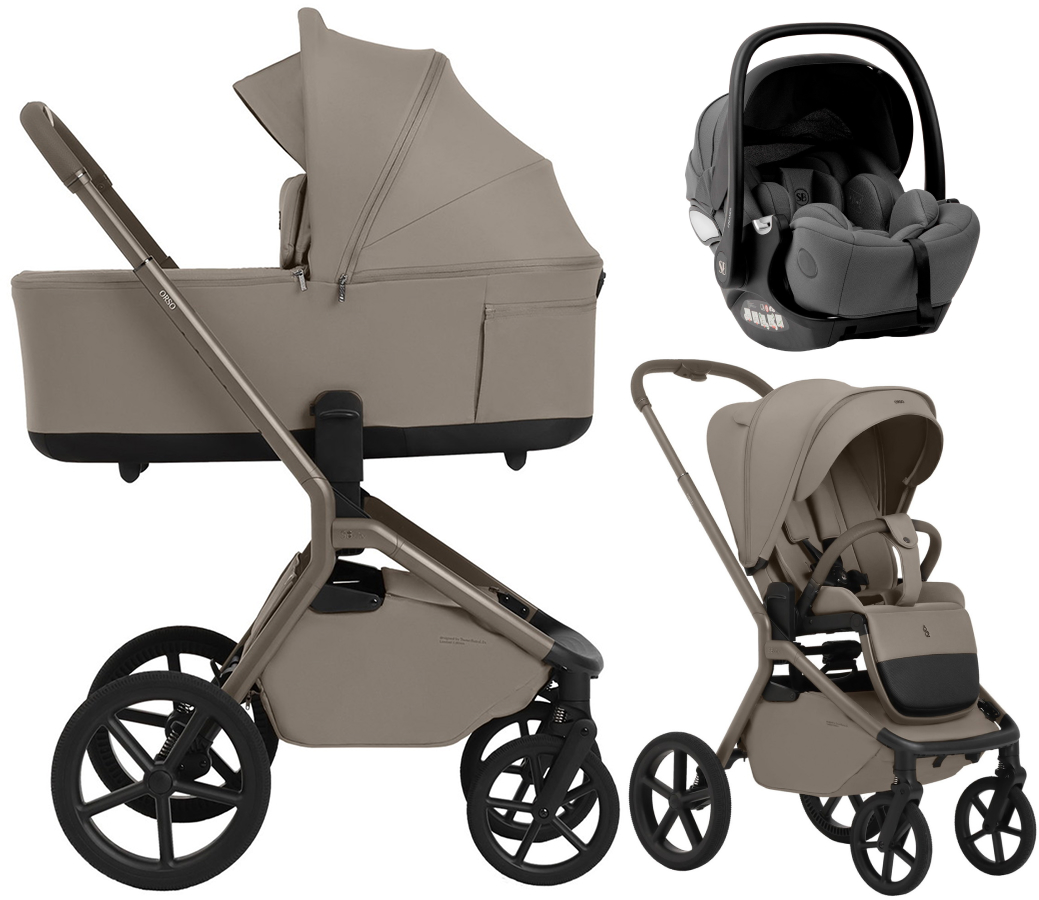 Коляска 3 в 1 Sweet Baby SBL Orso New + автокресло Premier Grey Beige Neo
