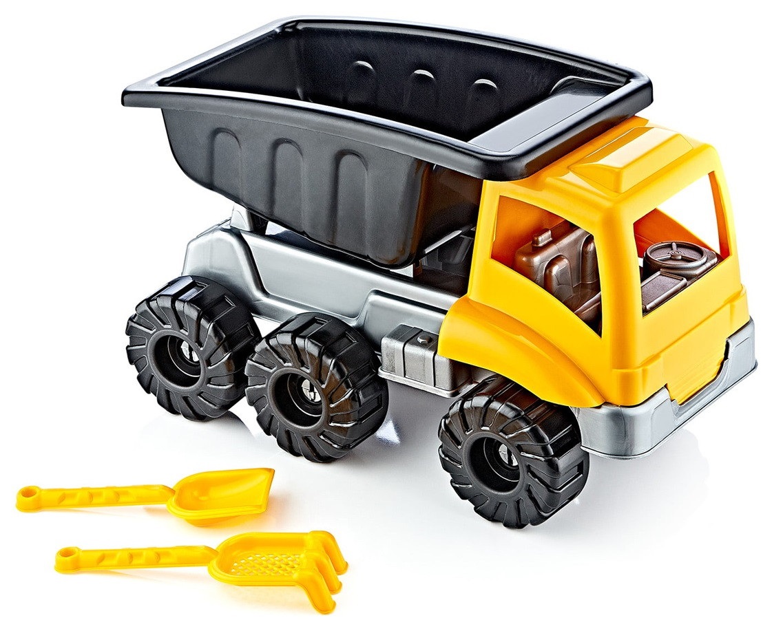 Игрушка Guclu авто самосвал Granite truck, совок, грабли, 2054