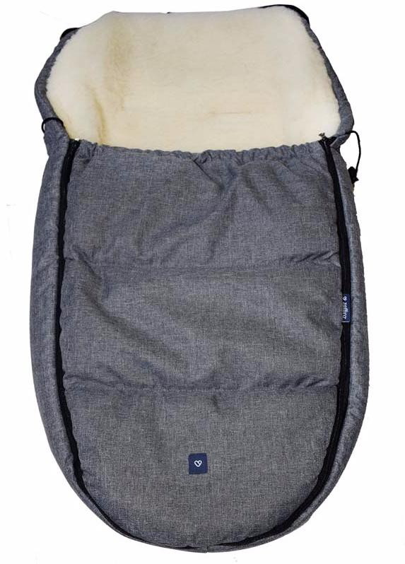 Спальный мешок в коляску Womar Exlusive S-82 серый