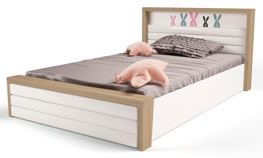 Детская подростковая кровать ABC-King MIX Bunny №6 190х120 см розовый