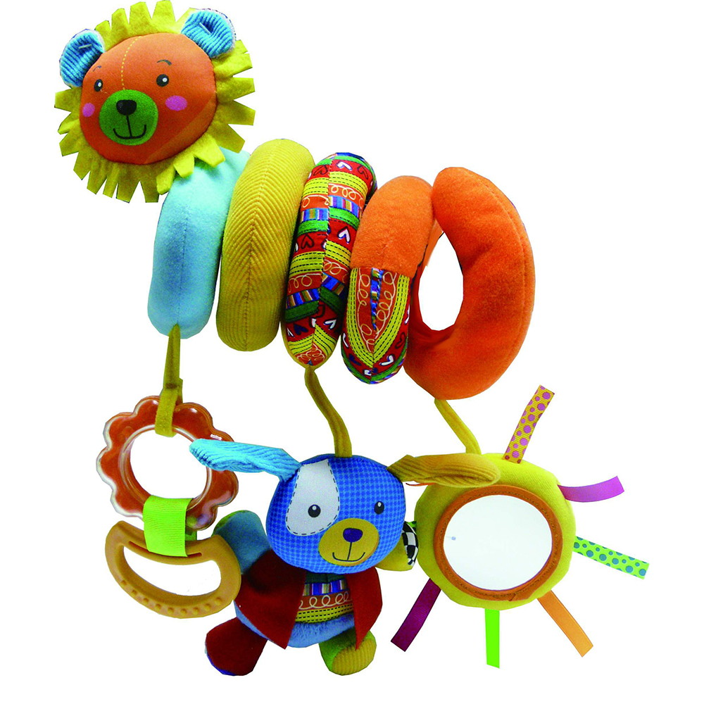 Развивающая игрушка спираль Biba Toys Лева+зая 50х35.5х30 см