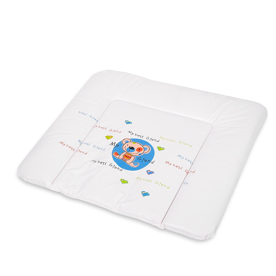 Детский Пеленальный матрас Ber Ber Dino Mat XL 80 Мишка Экрю