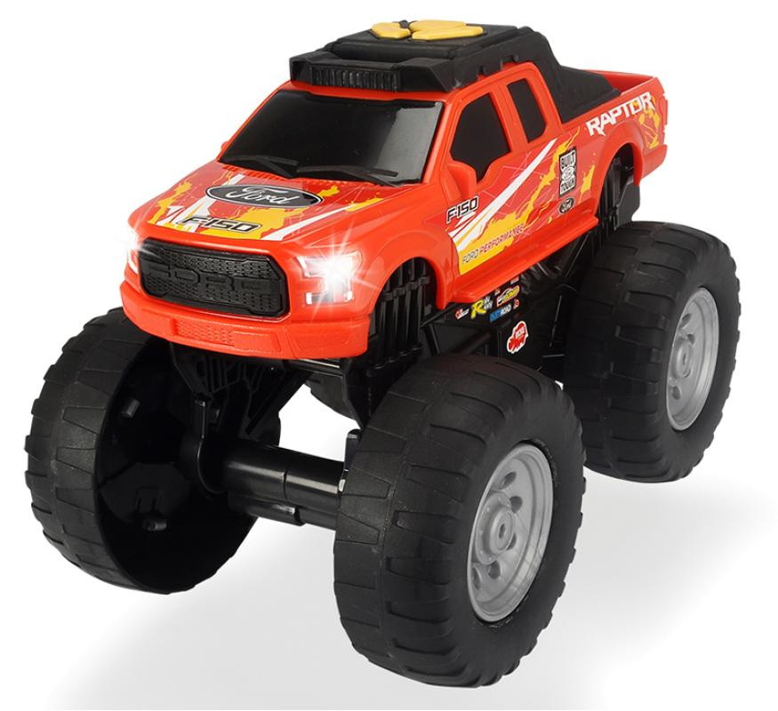 Машинка рейсинговый монстр-трак Dickie Ford Raptor моторизированная красный