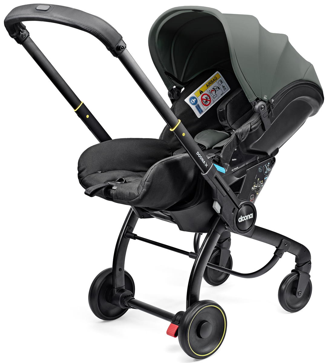 Коляска и Автокресло Doona X NEW Slate Green (Forest Grey)