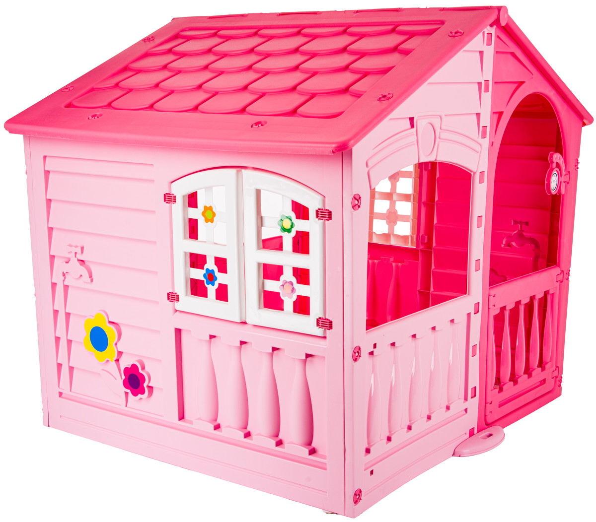 Детский домик PalPlay Большой M782-CANDYFLOSS Розовый/Малиновый