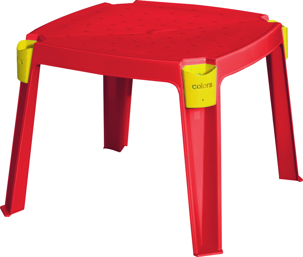 Детский столик PalPlay с карманами красный