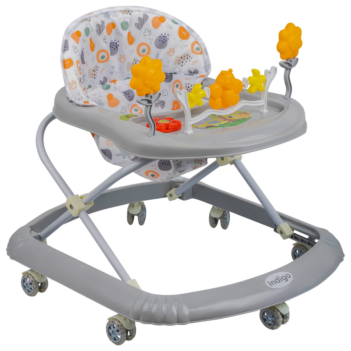 Детские ходунки Indigo Fly C серый