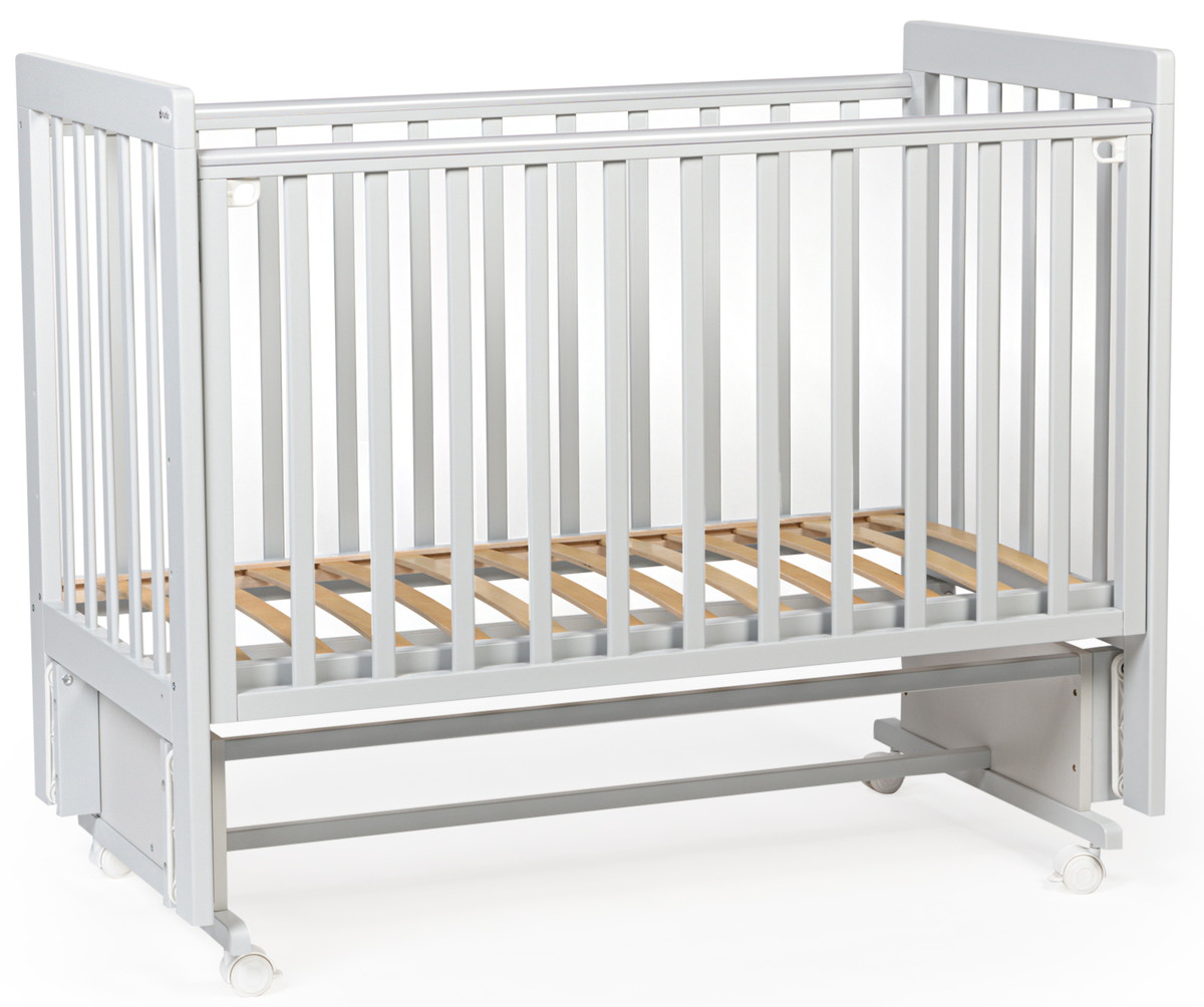 Детская кроватка Tutis Cloud 3 с маятником VD25-2122110 серый