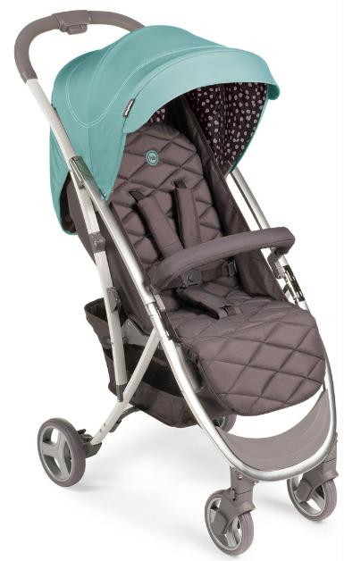 Детская прогулочная коляска Happy baby Eleganza V2 Светло-голубой (Aqua)