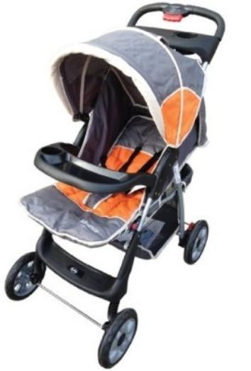 Прогулочная коляска Emily SK5A Advance оранж/синий