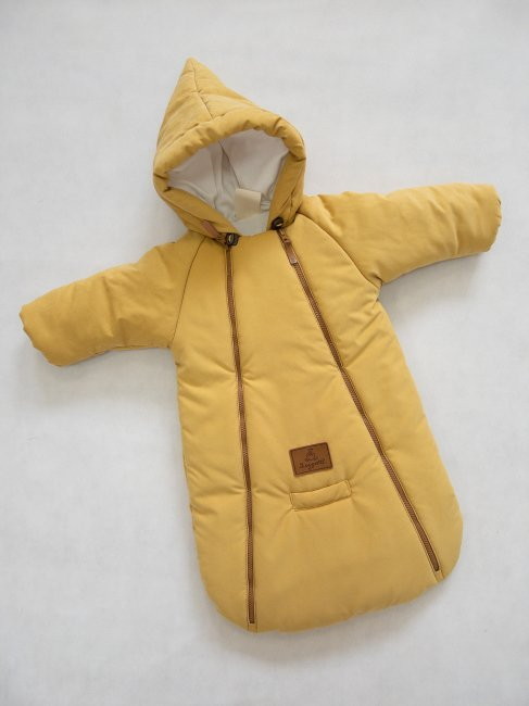 Комбинезон демисезонный Lappetti Spring с ручками КД019 ЧЗ КД019/4 горчица, р.74 74