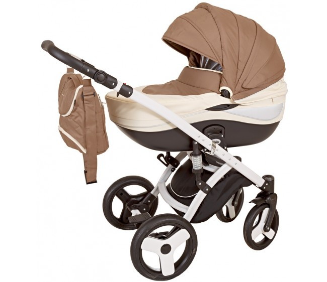 Коляска Tako 3 в 1 Moonlight White креп. Maxone 01