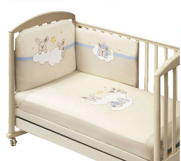 Комплект в кроватку Feretti Rabbit 6 предметов бежевый
