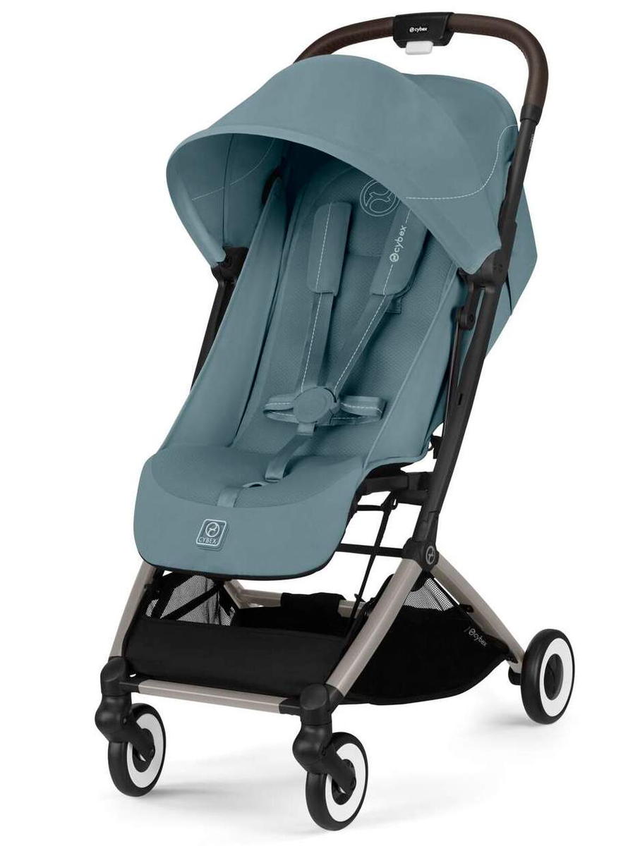 Прогулочная коляска Cybex Orfeo TPE Stormy Blue с дождевиком и бампером
