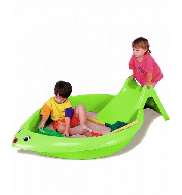 Детская горка - песочница Pic`n Mix Рыбка 505 салатовый