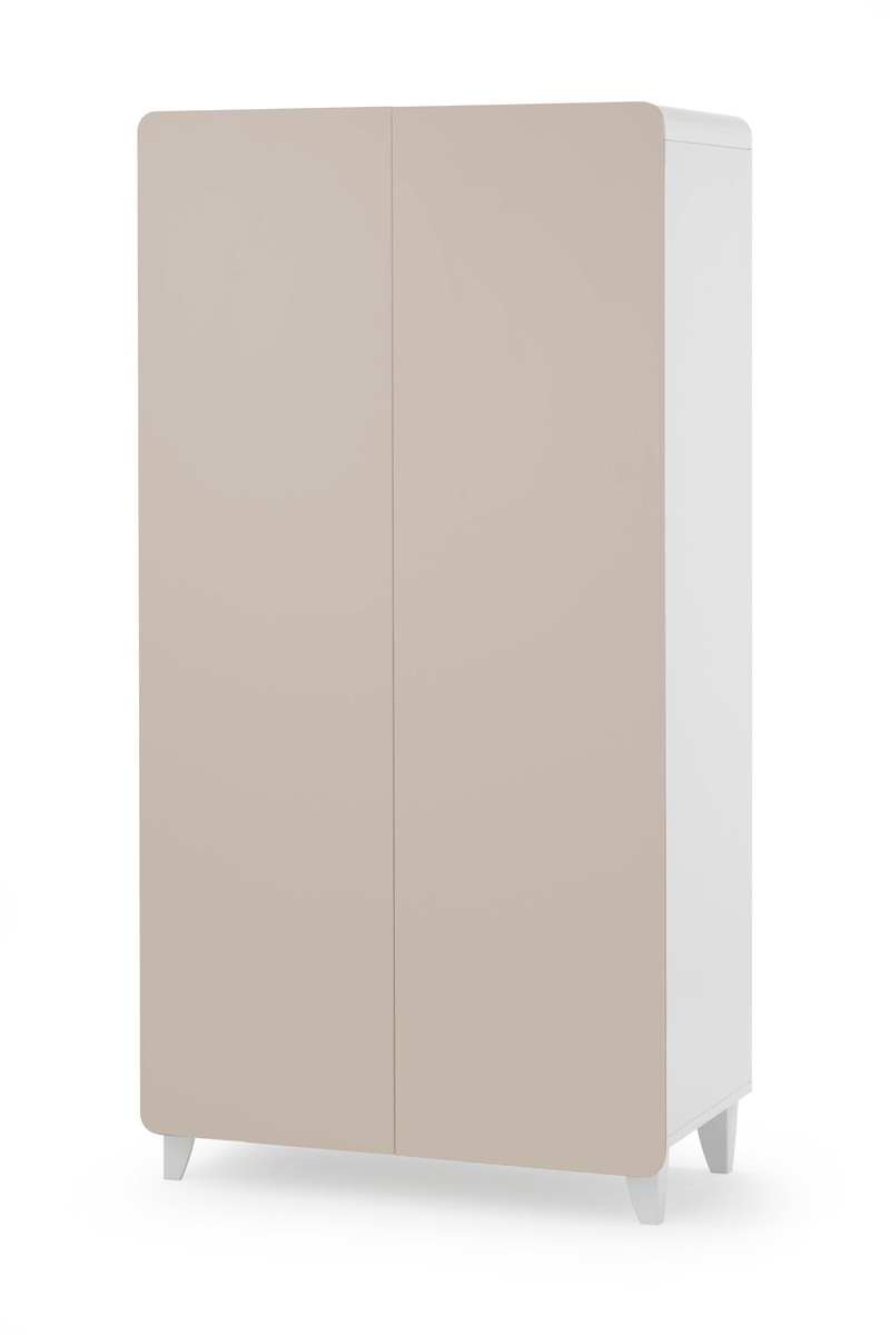 Шкаф Italbaby Lunetta Ovale белый/шоколад