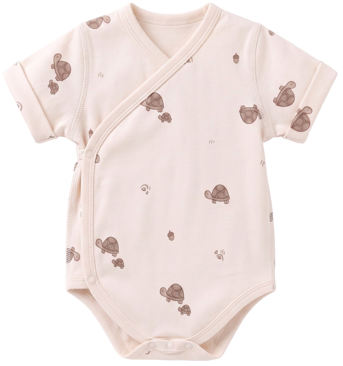 Боди Lappetti Черепашки с коротким рукавом БК03 ЧЗ бежевый 62