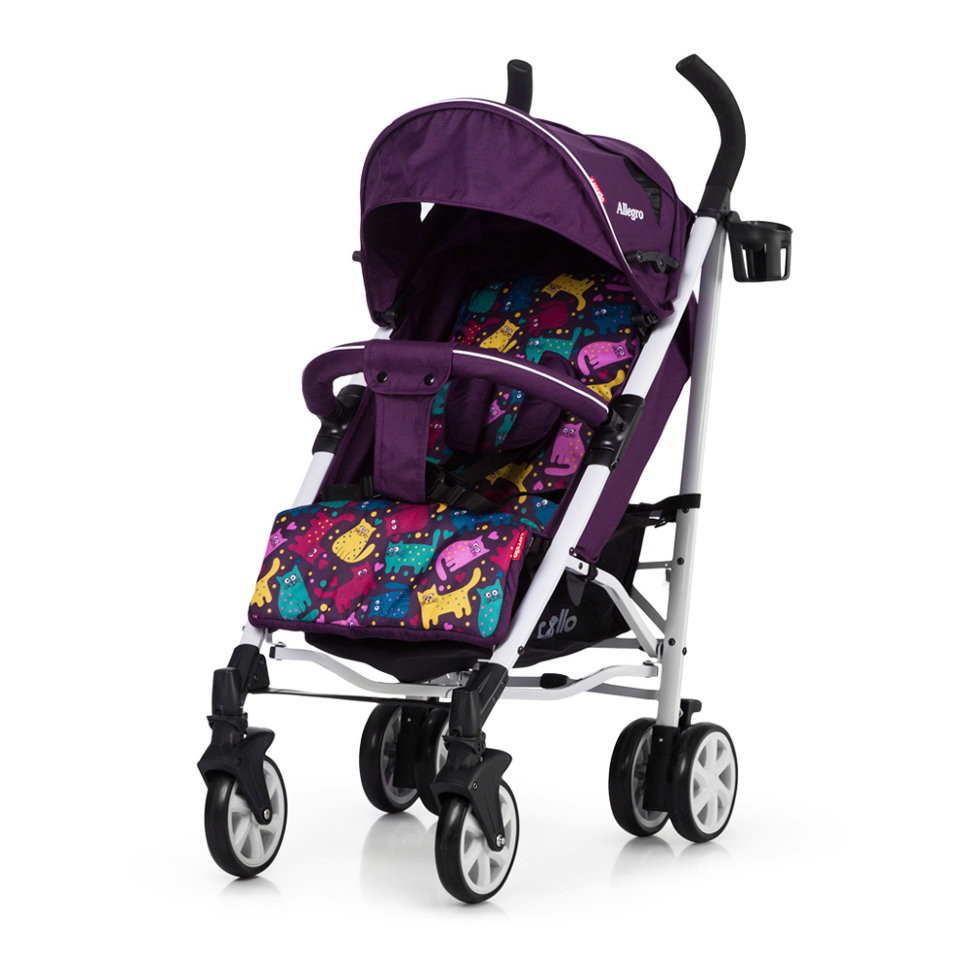 Детская прогулочная коляска Carrello Allegro Kitty Purple