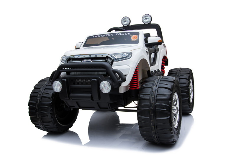 Детский электромобиль RiverToys Ford Ranger Monster Truck белый