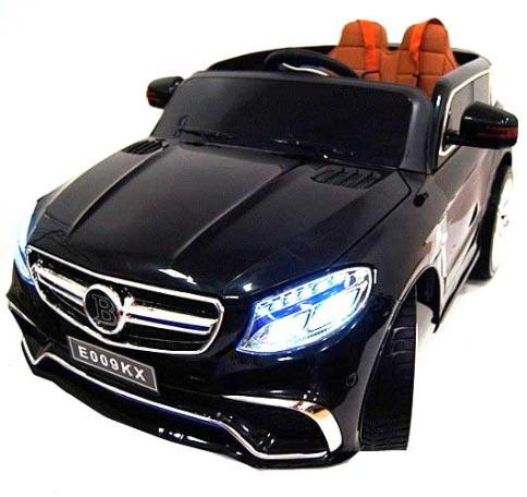 Детский электромобиль RiverToys Mercedes E009KX с дист.упр BLACK-GLANEC черный глянец