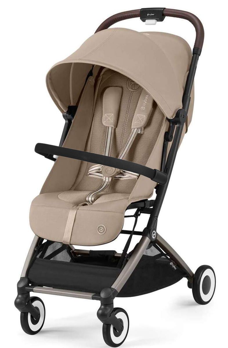 Прогулочная коляска Cybex Orfeo TPE Almond Beige с дождевиком и бампером