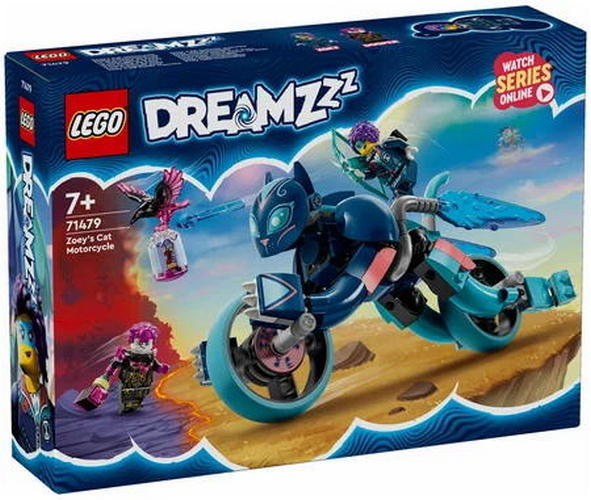 Конструктор LEGO DREAMZZZ Zoey's Cat Motorcycle Кошачий мотоцикл Зои (71479)