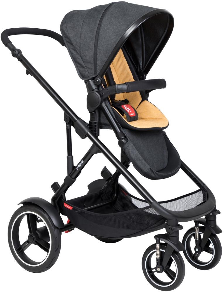 Детская прогулочная коляска Phil and Teds Voyager 2019 Butterscotch Yellow