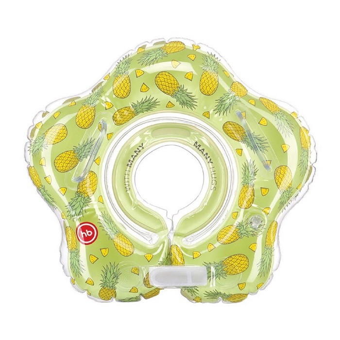 Круг для плавания Happy Baby Aquafun на шею, 121007 pineapple/ананас