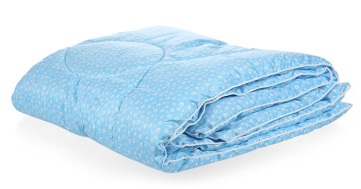 Одеяло в кроватку Soni Kids Цветочки бирюзовые