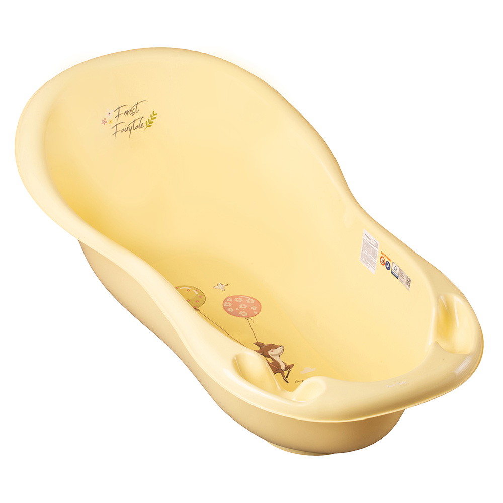 Детская ванна Tega Baby Лесная сказка 102 см FF-005-109 светло-желтый