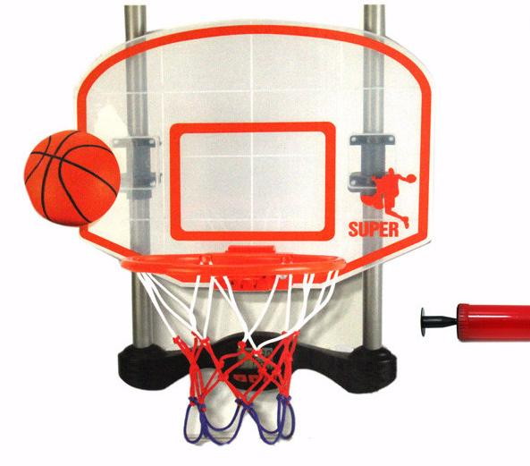 Баскетбольный щит, мяч, насос 1toy, коробка Т59860