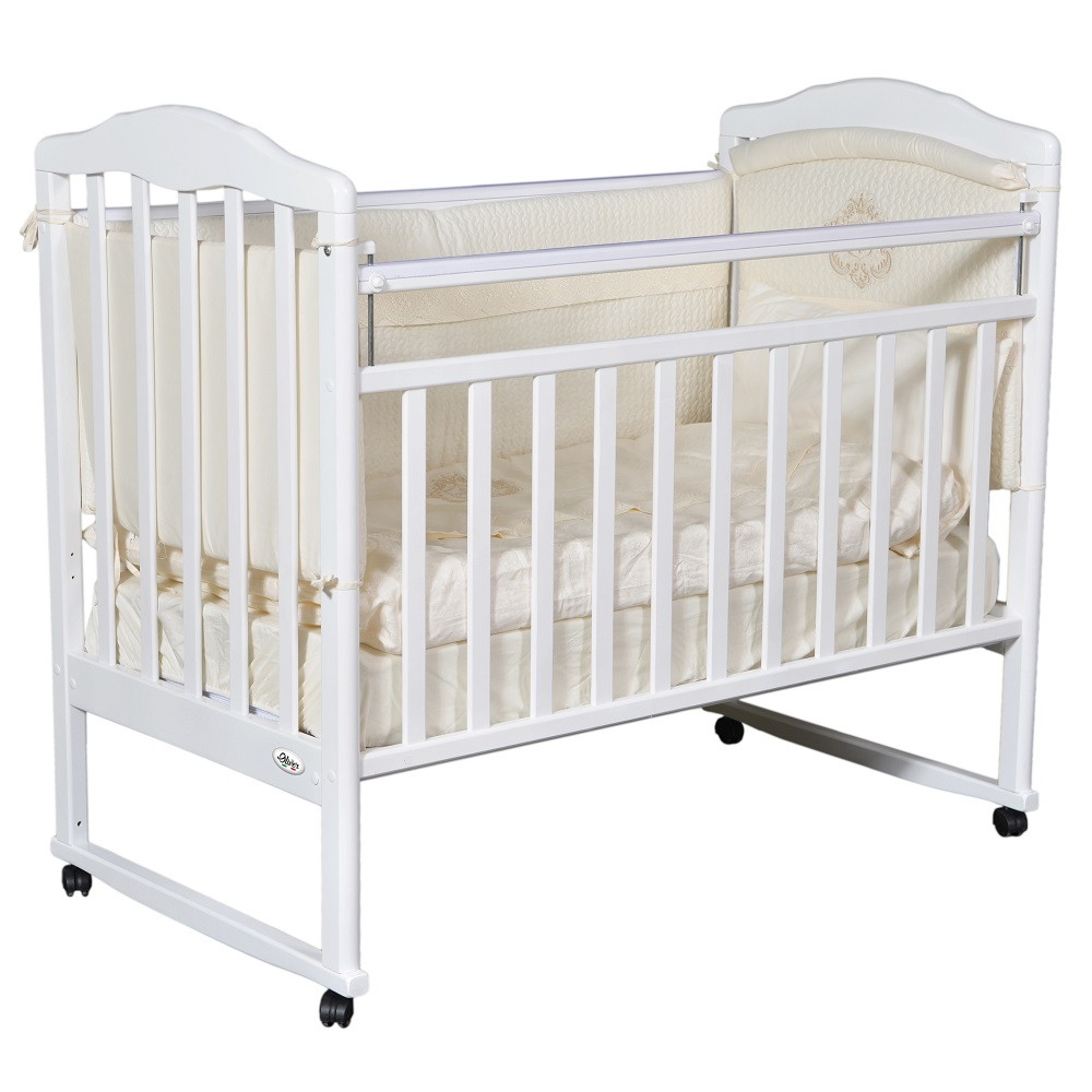 Детская кроватка-качалка Oliver Elsa Белый