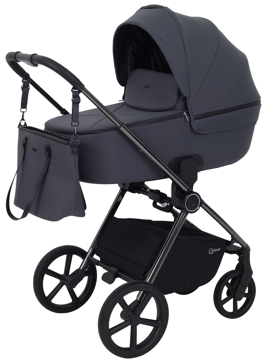 Детская коляска Rant Teo Black Chrome 2 в 1 Graphite