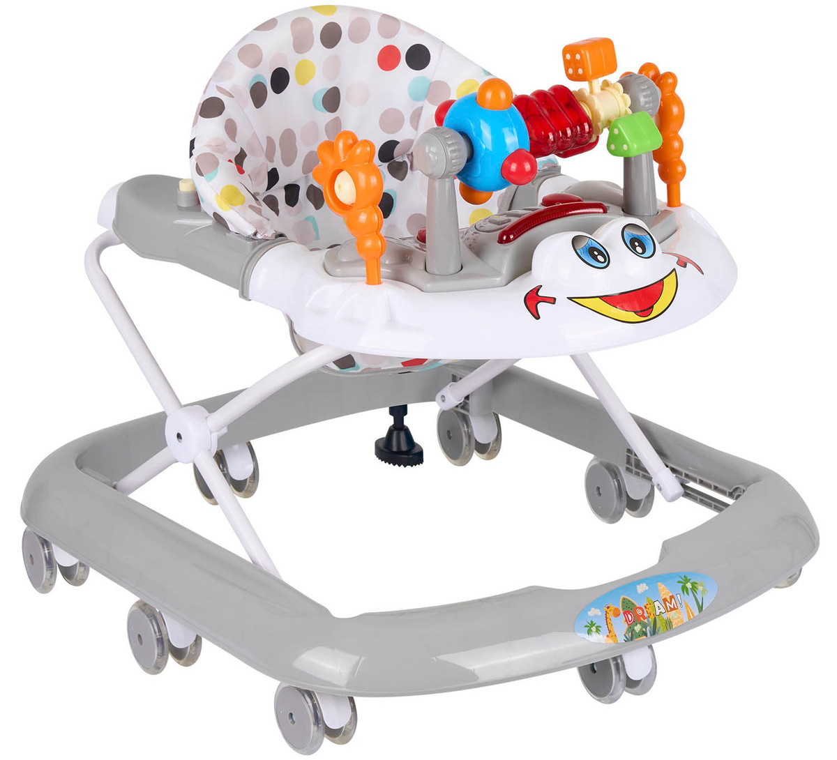 Детские ходунки Indigo Игротека С серый