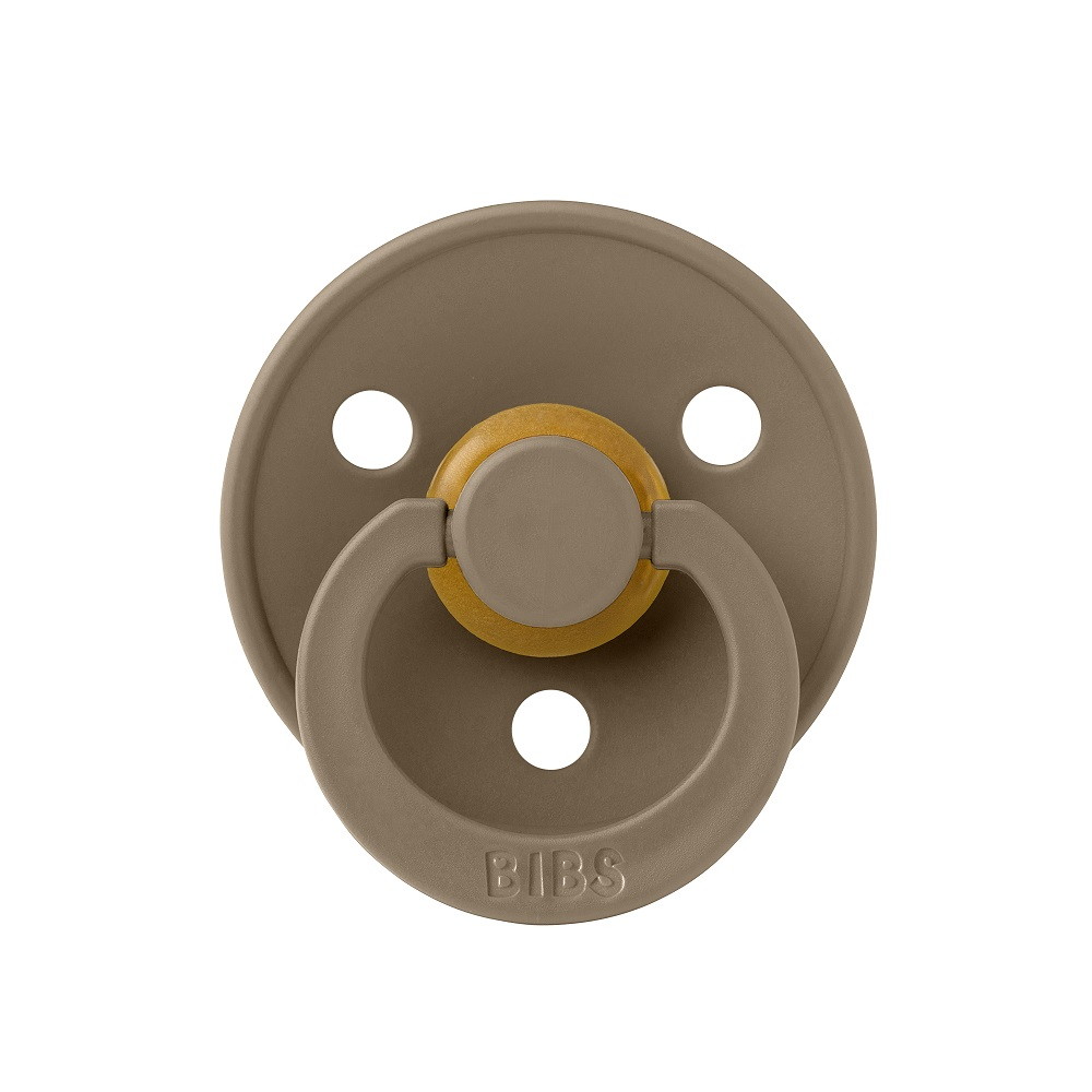 Пустышка латексная Bibs Colour Symmetrical, 0+ 121243 Dark Oak