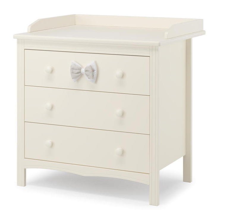 Тумба-комод с пеленальным столом Erbesi Lilli слоновая кость
