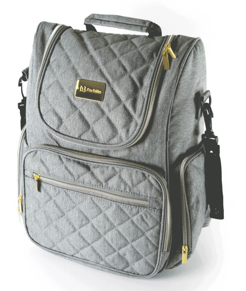 Рюкзак для мамы Farfello F3 серый