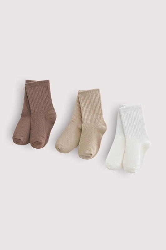 Носки детские Loomknits набор 3 пары LW5585 микс, 8/10