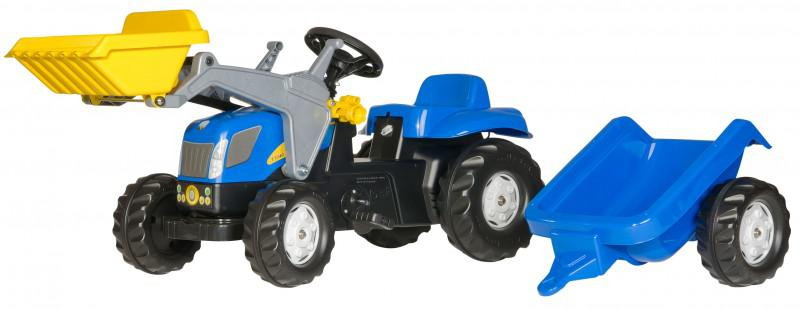 Трактор педальный Rolly Toys Kid New Holland T 023929
