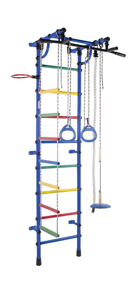 Детский спортивный комплекс Формула здоровья Гамма-3К Плюс синий/радуга