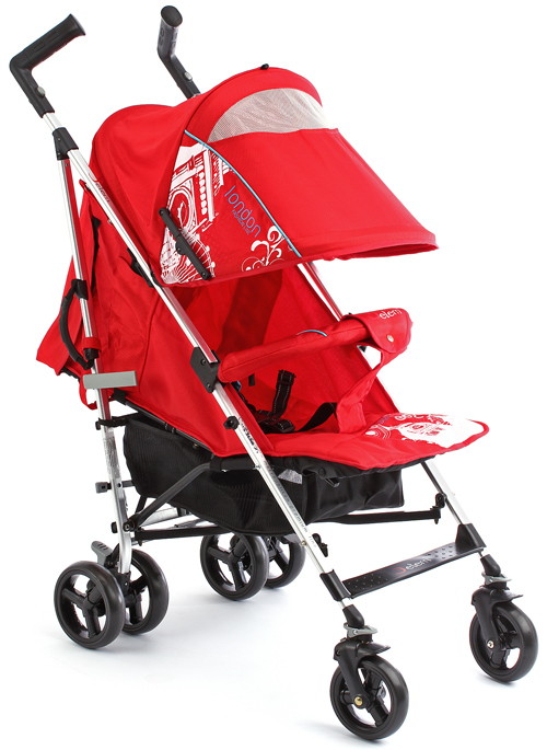 Детская коляска трость Jetem London red
