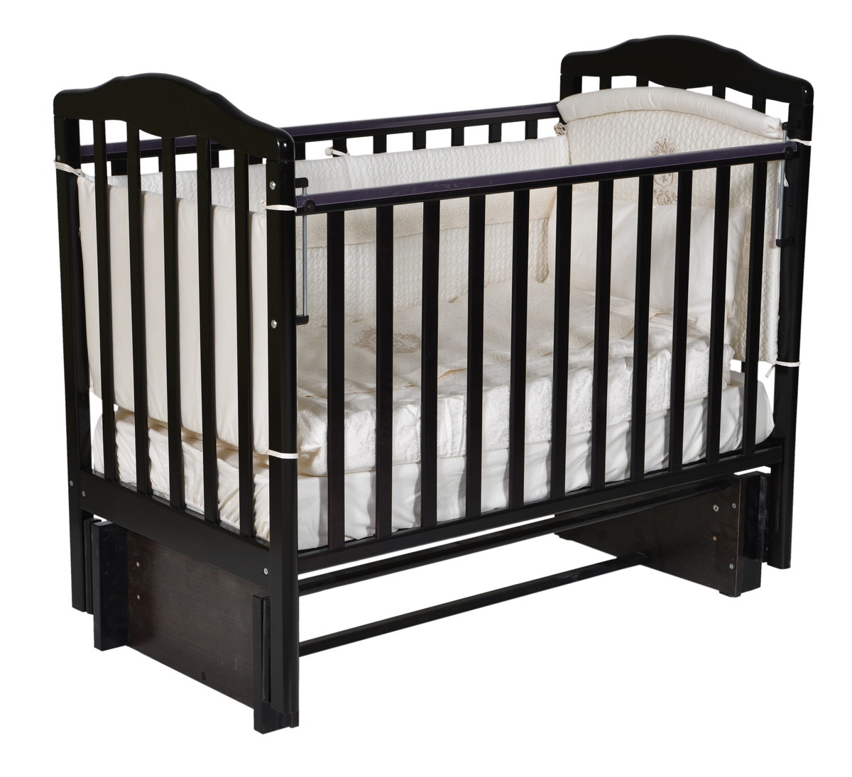 Детская кроватка Oliver Elsa Plus с универсальным маятником Шоколад