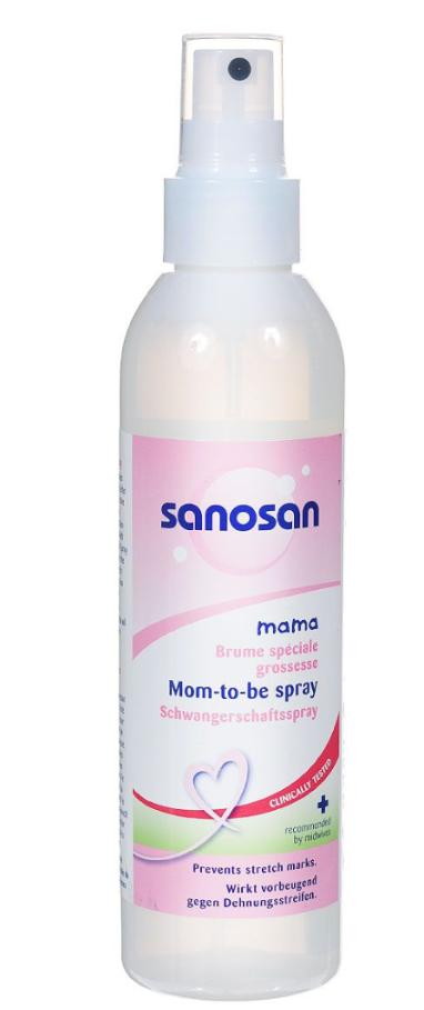 Лосьон-спрей Sanosan от растяжек в период беременности 200 мл
