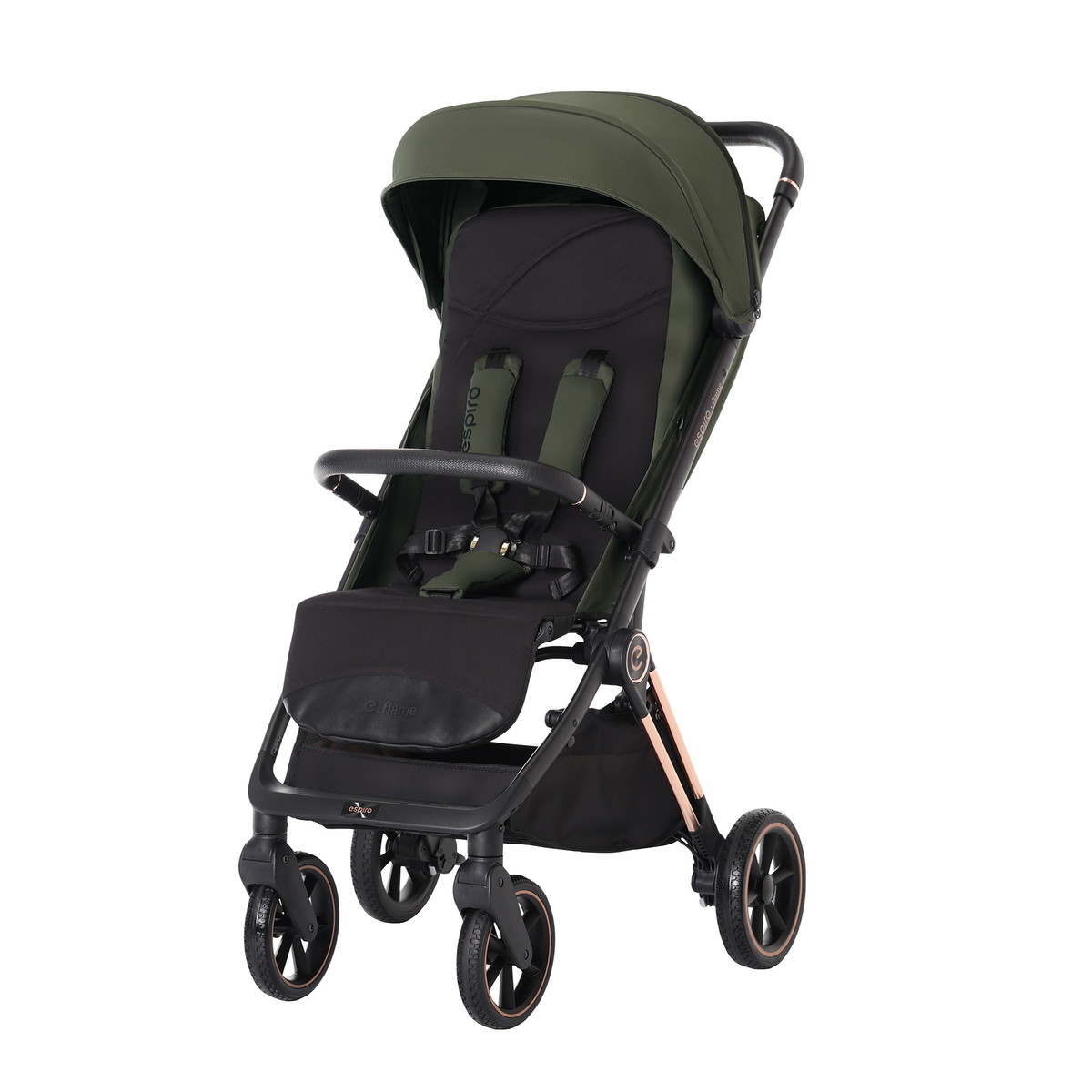 Детская прогулочная коляска Espiro Flame 2025 04 green emerald