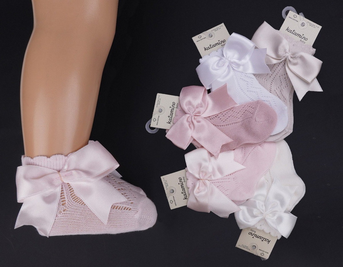Носки Katamino для девочки ажурные с аксессуаром 43021 K 10