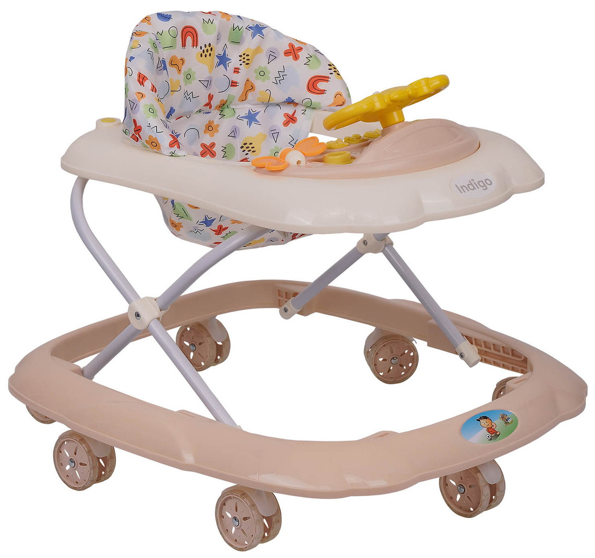 Детские ходунки Indigo Rider бежевый