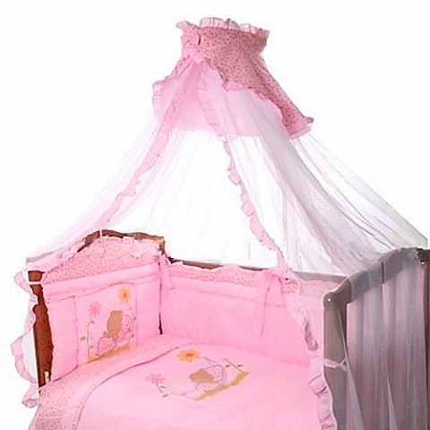 Детское постельное белье Золотой Гусь Сладкий сон 3 предмета розовый