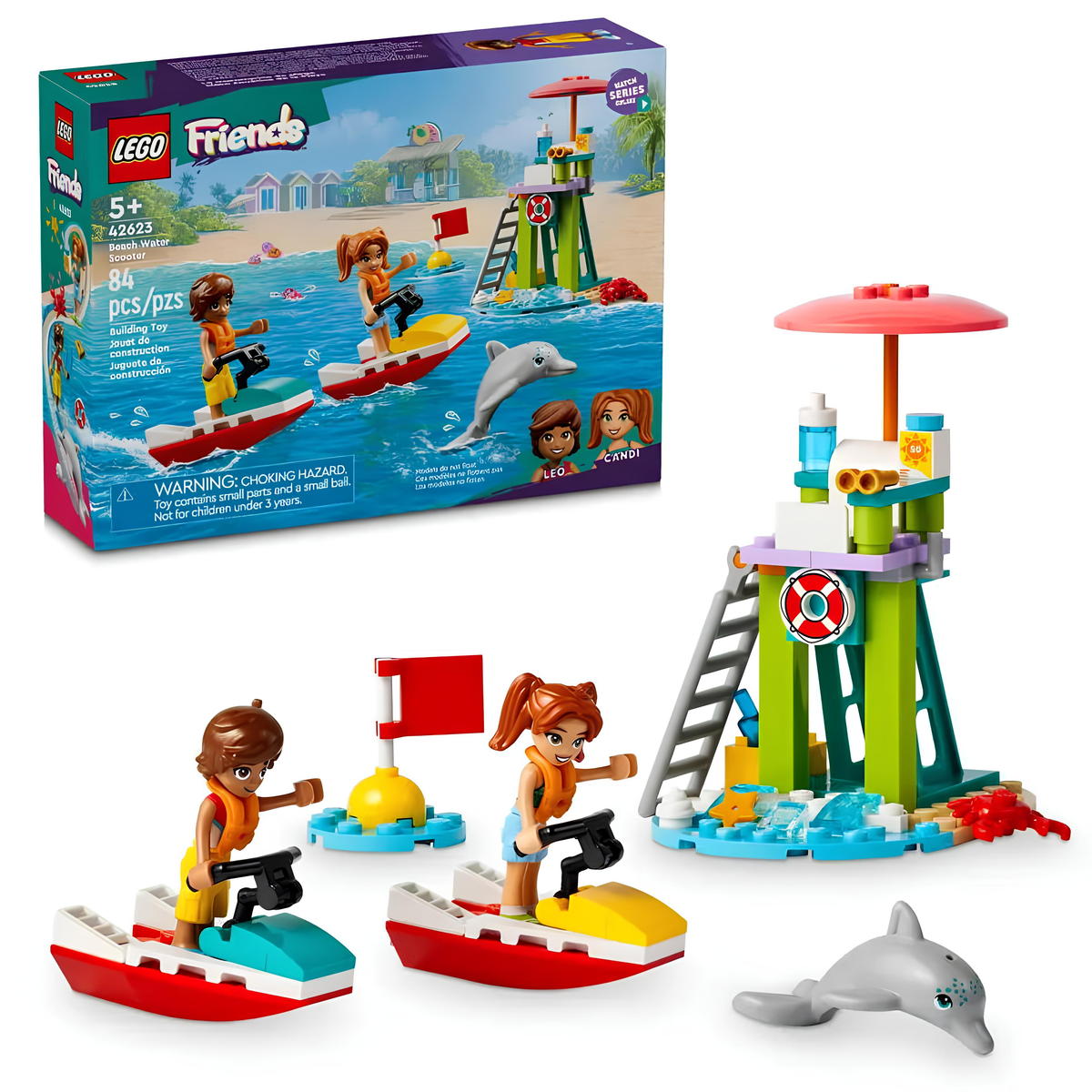 Конструктор LEGO Friends Beach Water Scooter Пляжный водный скутер (42623)