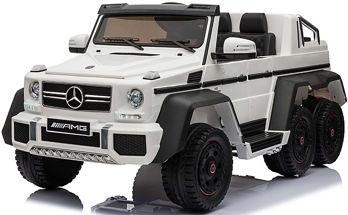 Детский электромобиль Barty Mercedes Benz G63 AMG 4WD 6x6 Белый