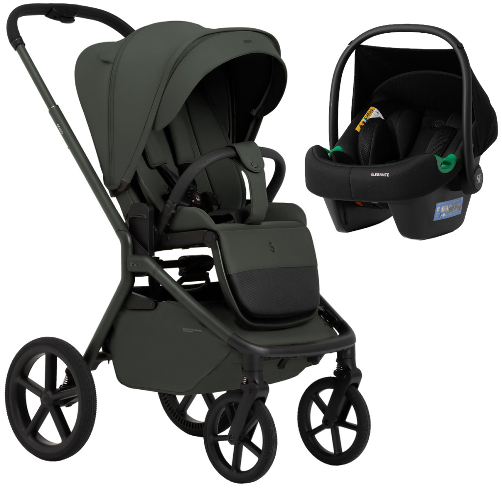Прогулочная коляска Sweet Baby SBL Orso + автокресло Elegante Plus Forest Green